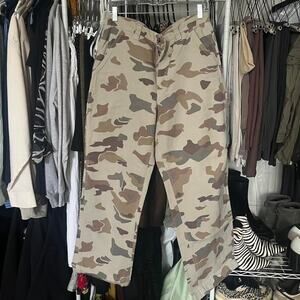 Aritzia TNA Camo Carpenter Pants